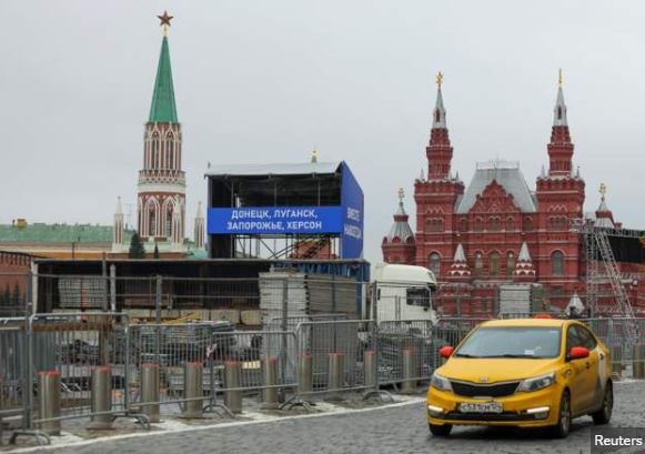 В Кремле в пятницу подпишут договоры о вхождении в состав России захваченных территорий Украины