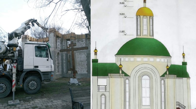 В Чадыр-Лунге возобновилось строительство часовни в честь  Афанасия Александрийского